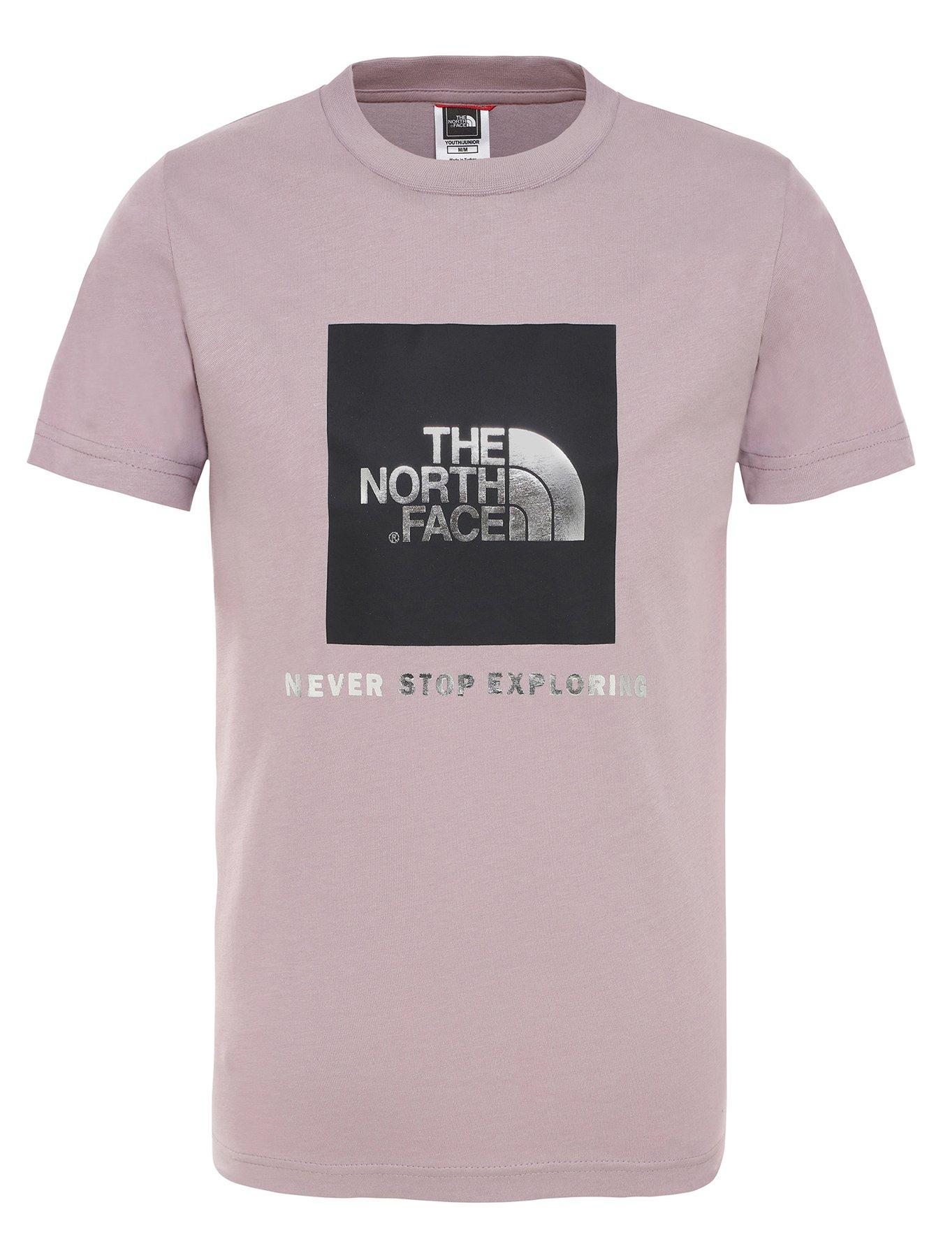 girls north face t shirt