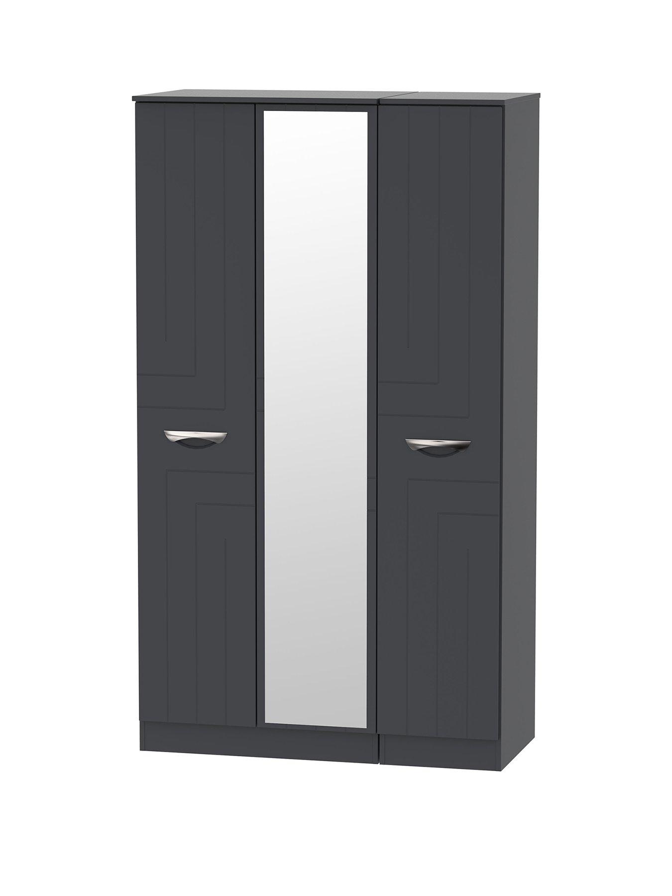 Swift Canterbury Triple Mirrored Wardrobe Littlewoods Com