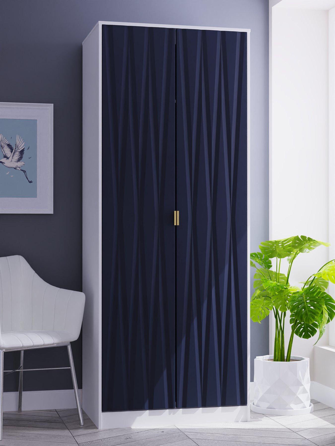 undefined Versailles Ready Assembled 2 Door Wardrobe - FSC® Certified