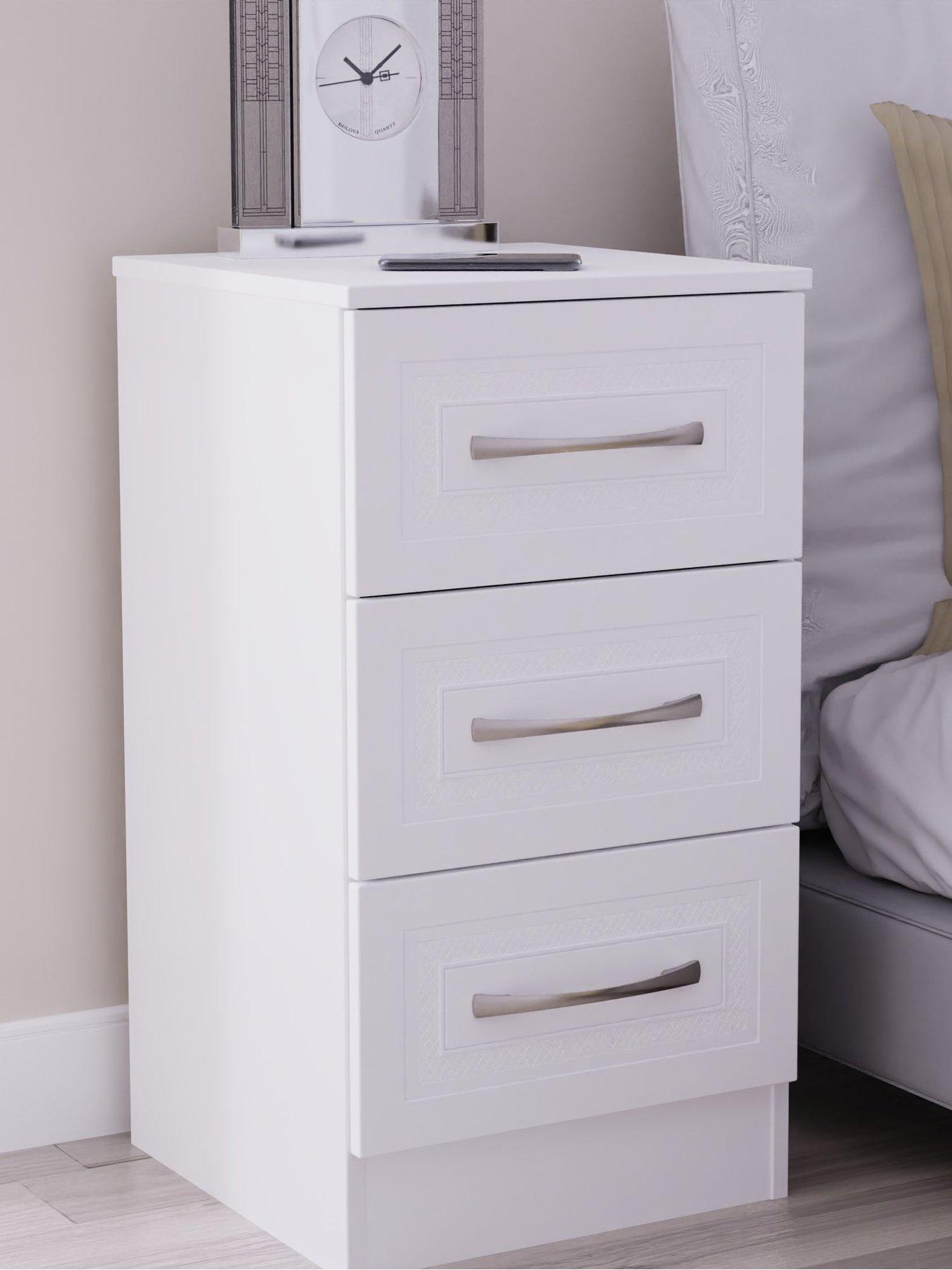 undefined Winchester Ready Assembled 3 Drawer Bedside Chest - FSC® Certified