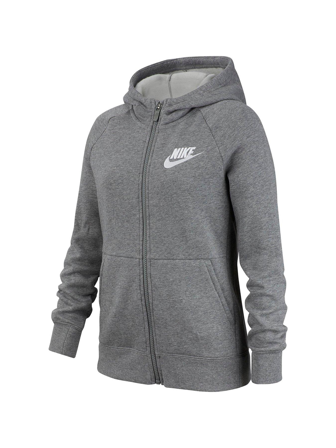 nike girls zip hoodie