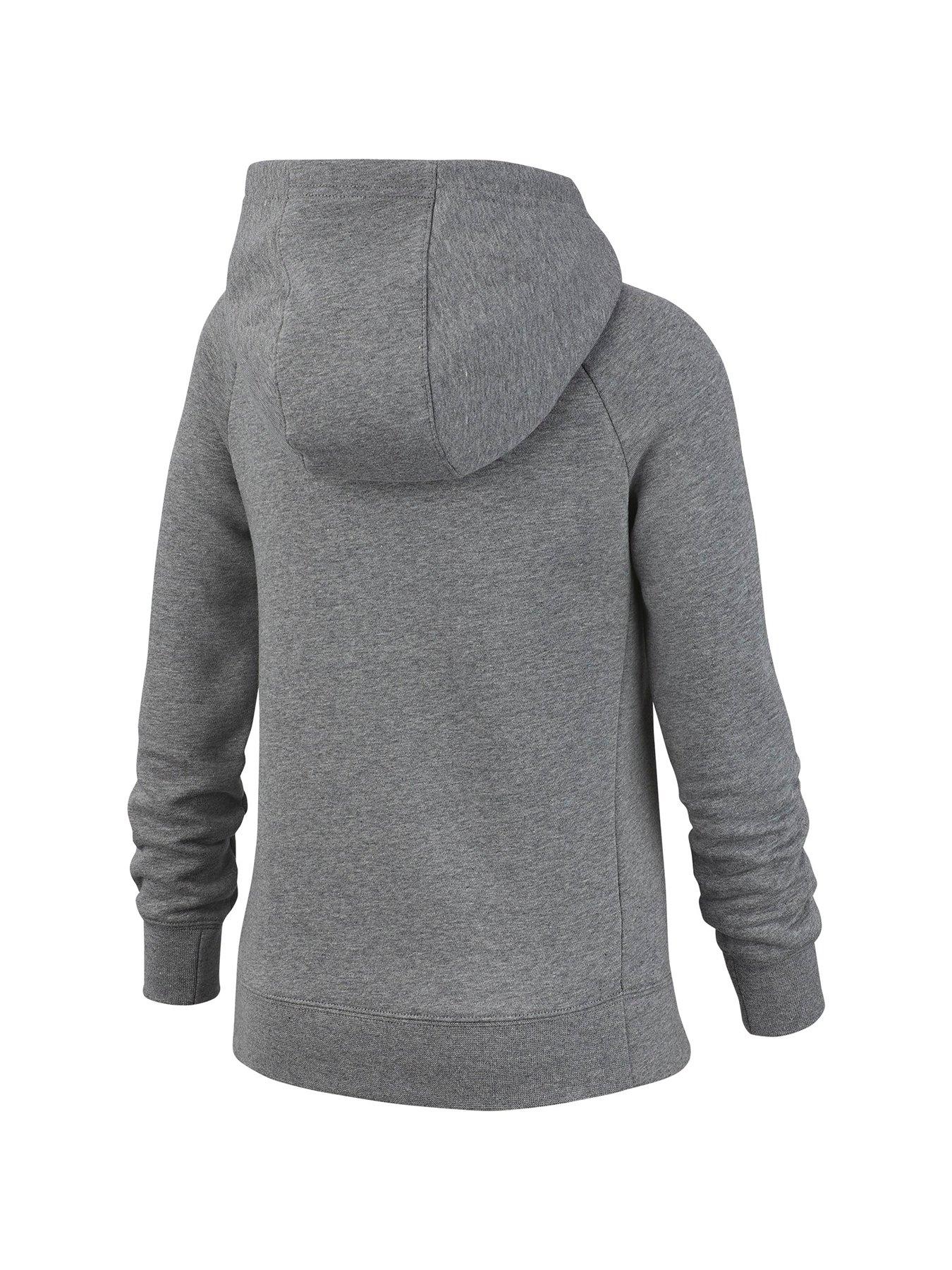 girls grey nike hoodie