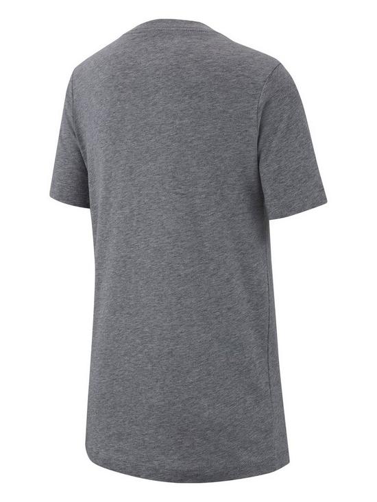 back image of nike-sportswear-kidsnbspfuturanbspt-shirt-dark-greywhite