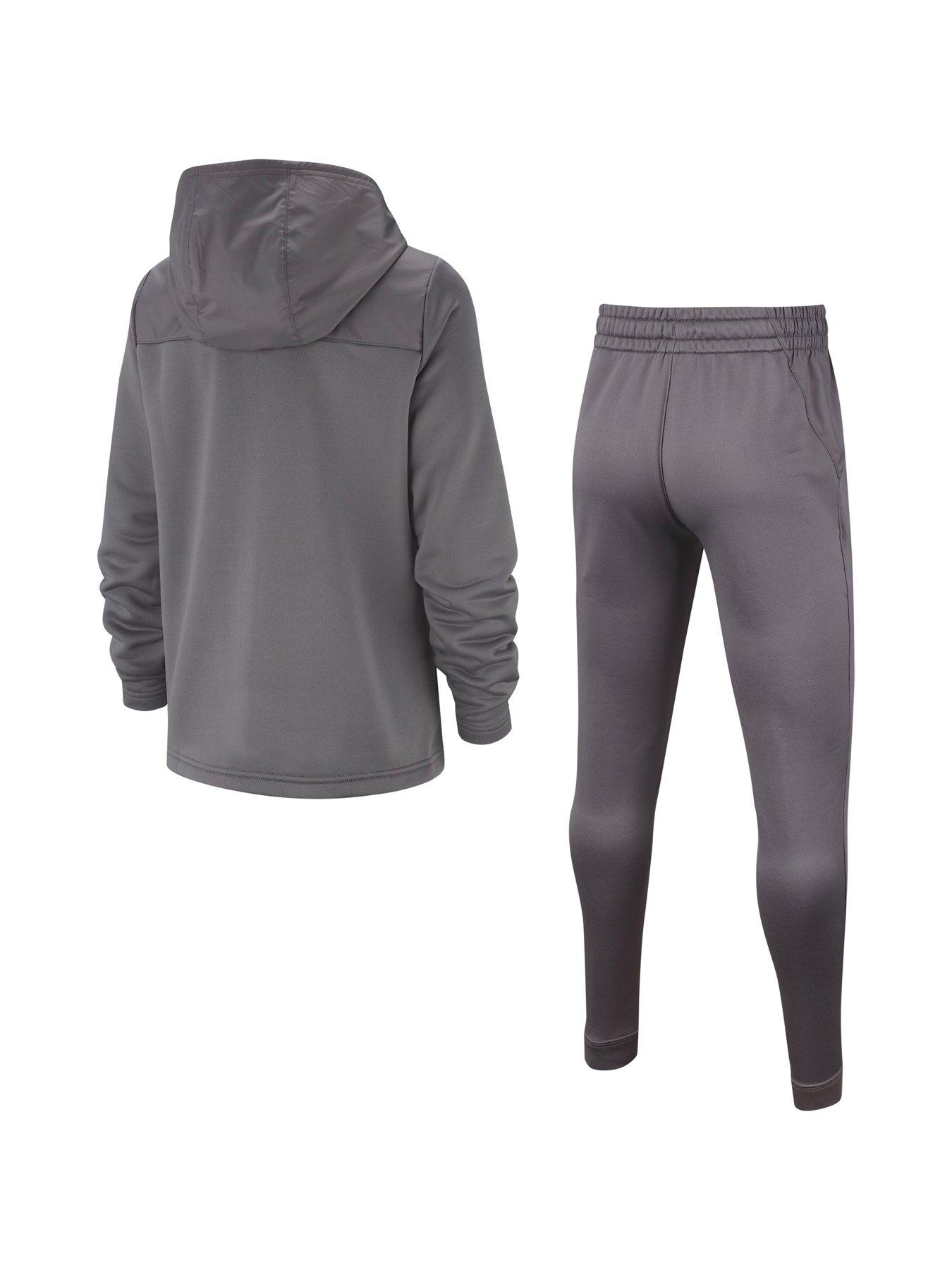 grey nike tracksuit kids