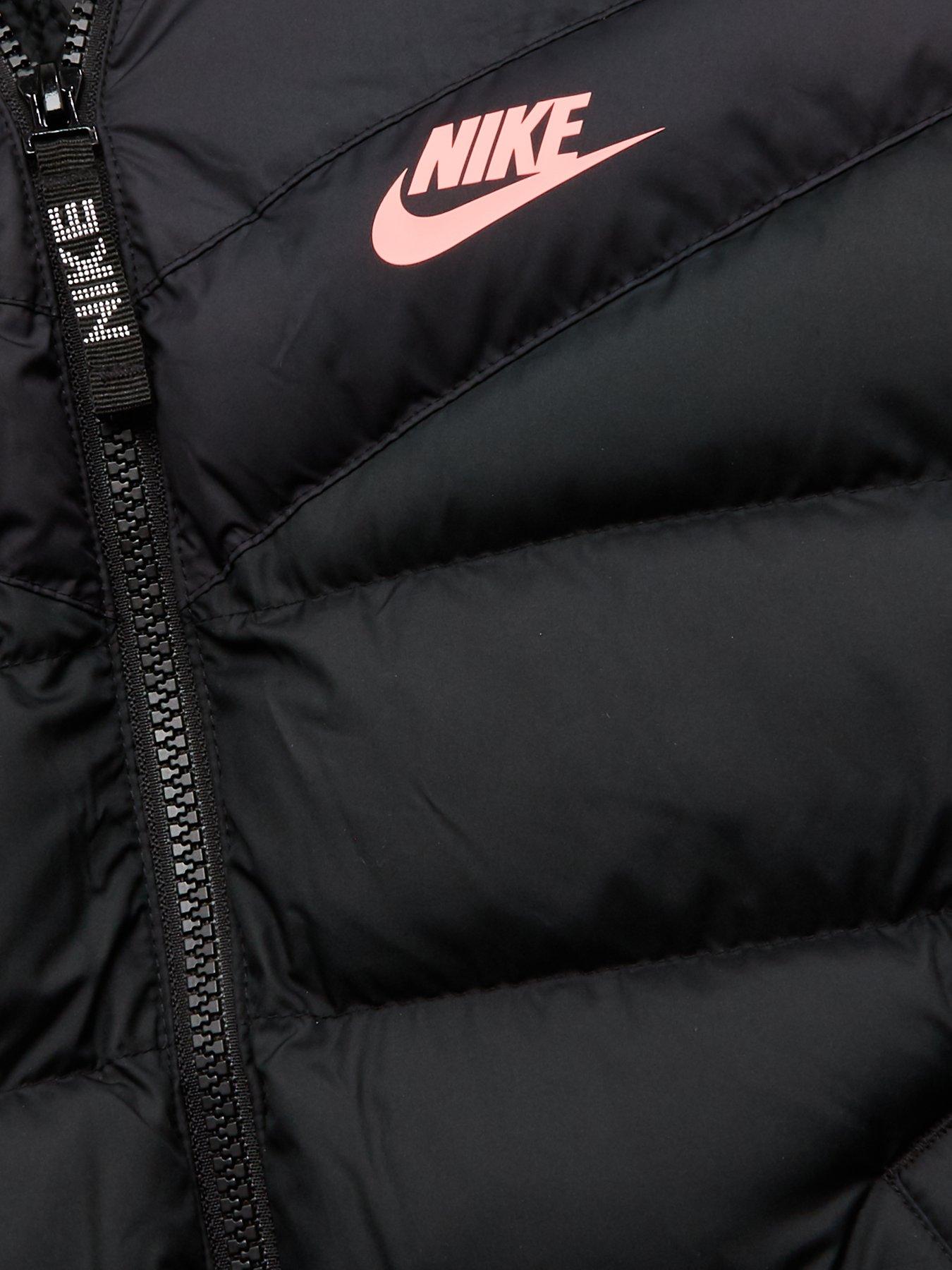 black pink nike jacket