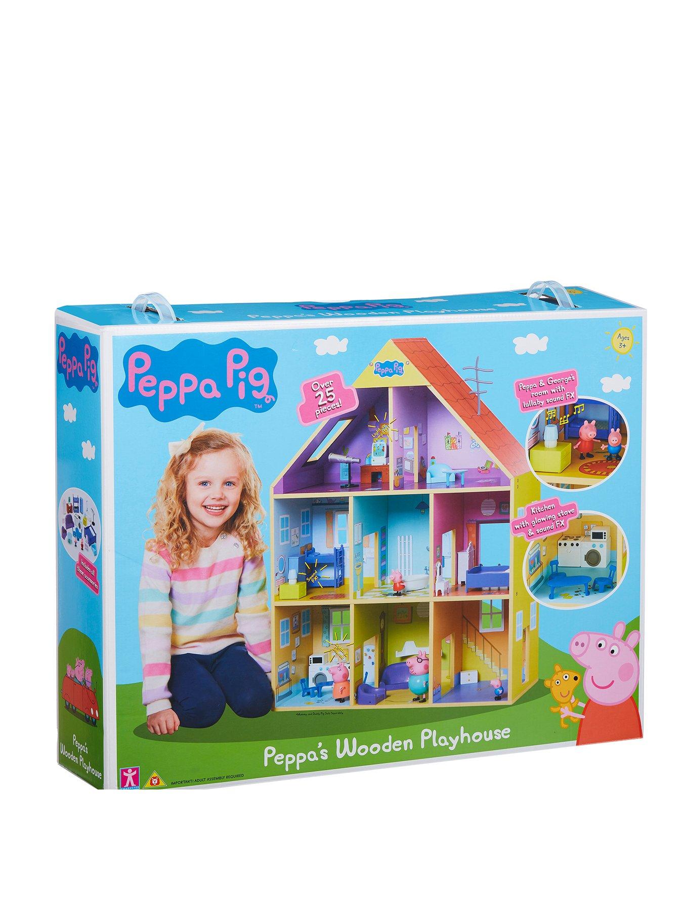 Peppa Pig Wooden Playhouse Littlewoods Com