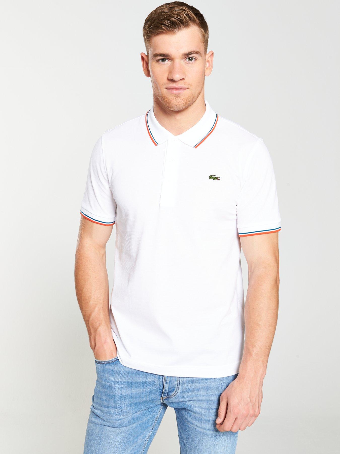 lacoste sport white polo