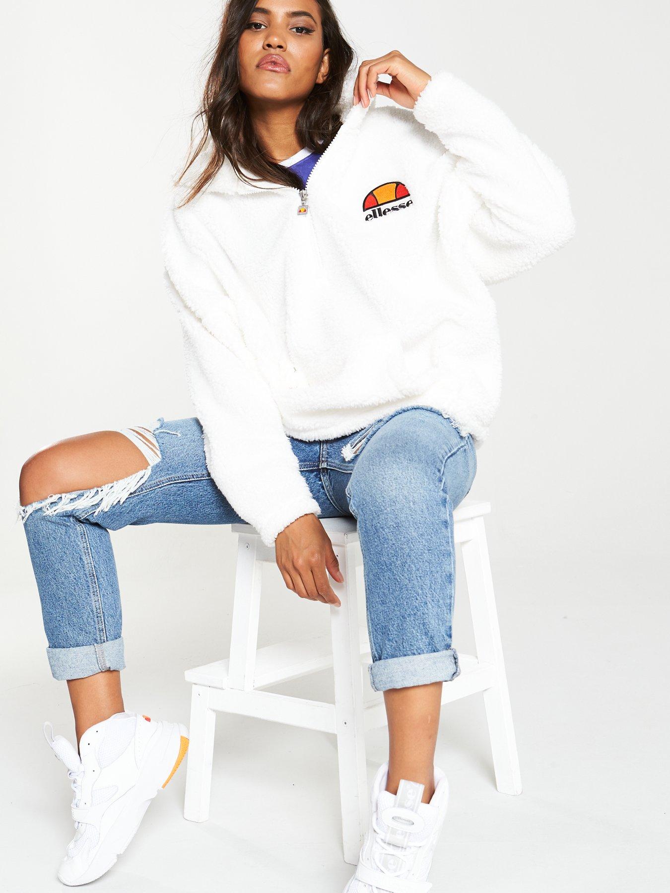 ellesse fluffy hoodie