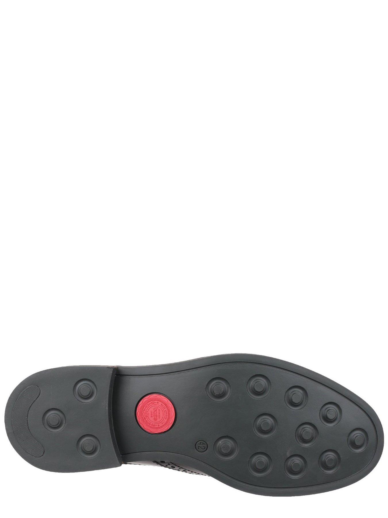 Image 4 of 4 of Base London Woburn Brogue Shoe - Black