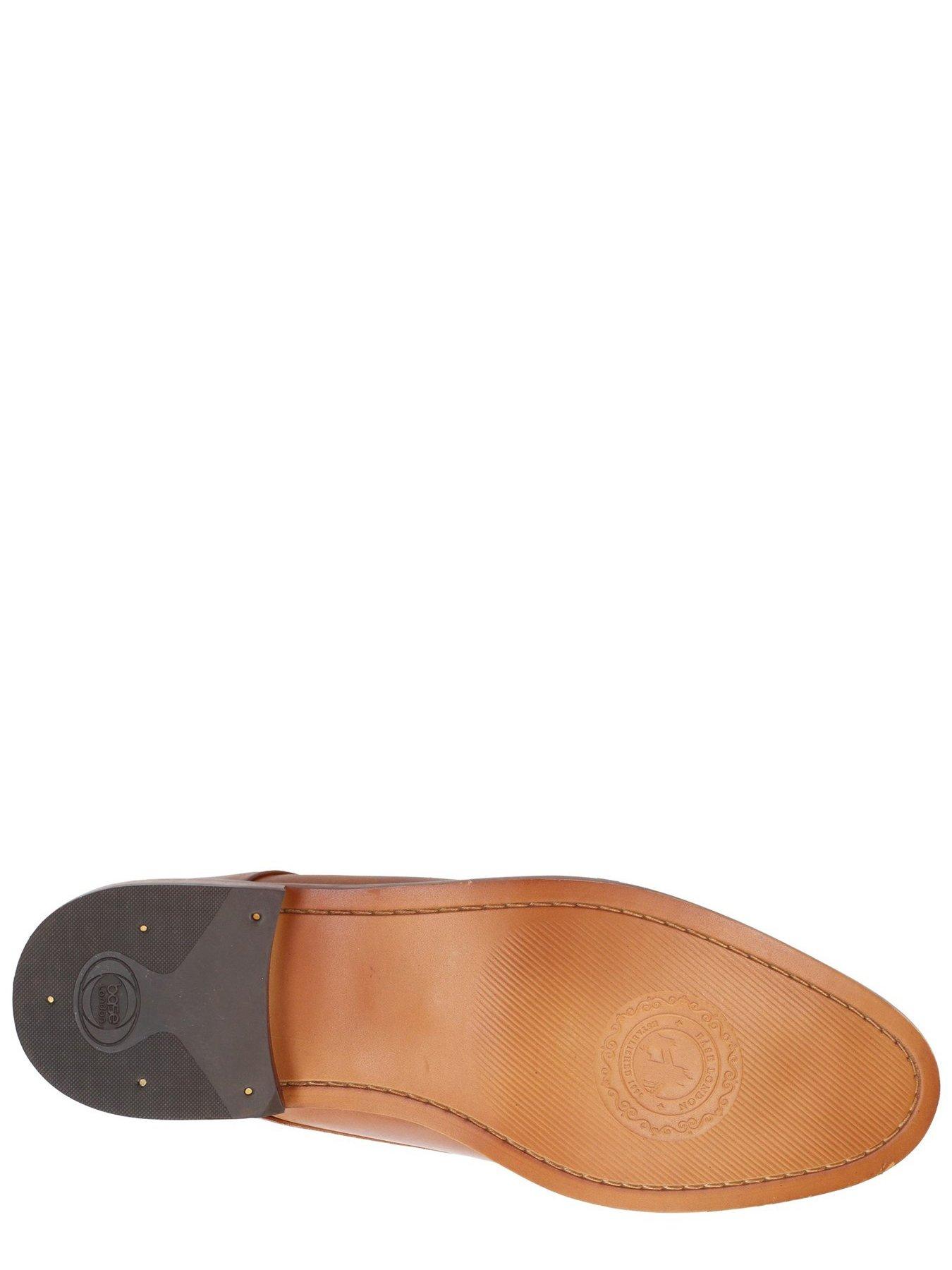 Image 4 of 4 of Base London Script Washed Leather Lace Up Shoe