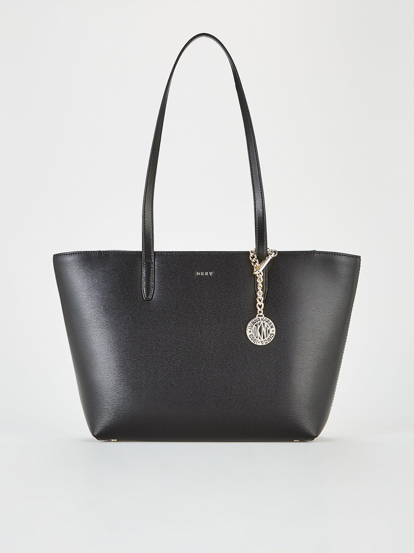 dkny black tote bag