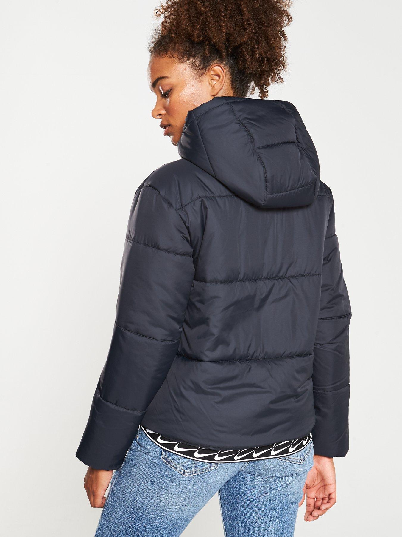 nike black padded jacket