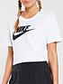  image of nike-nsw-essential-crop-t-shirt-white