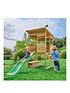  image of tp-tree-tops-wooden-playhouse-with-slide