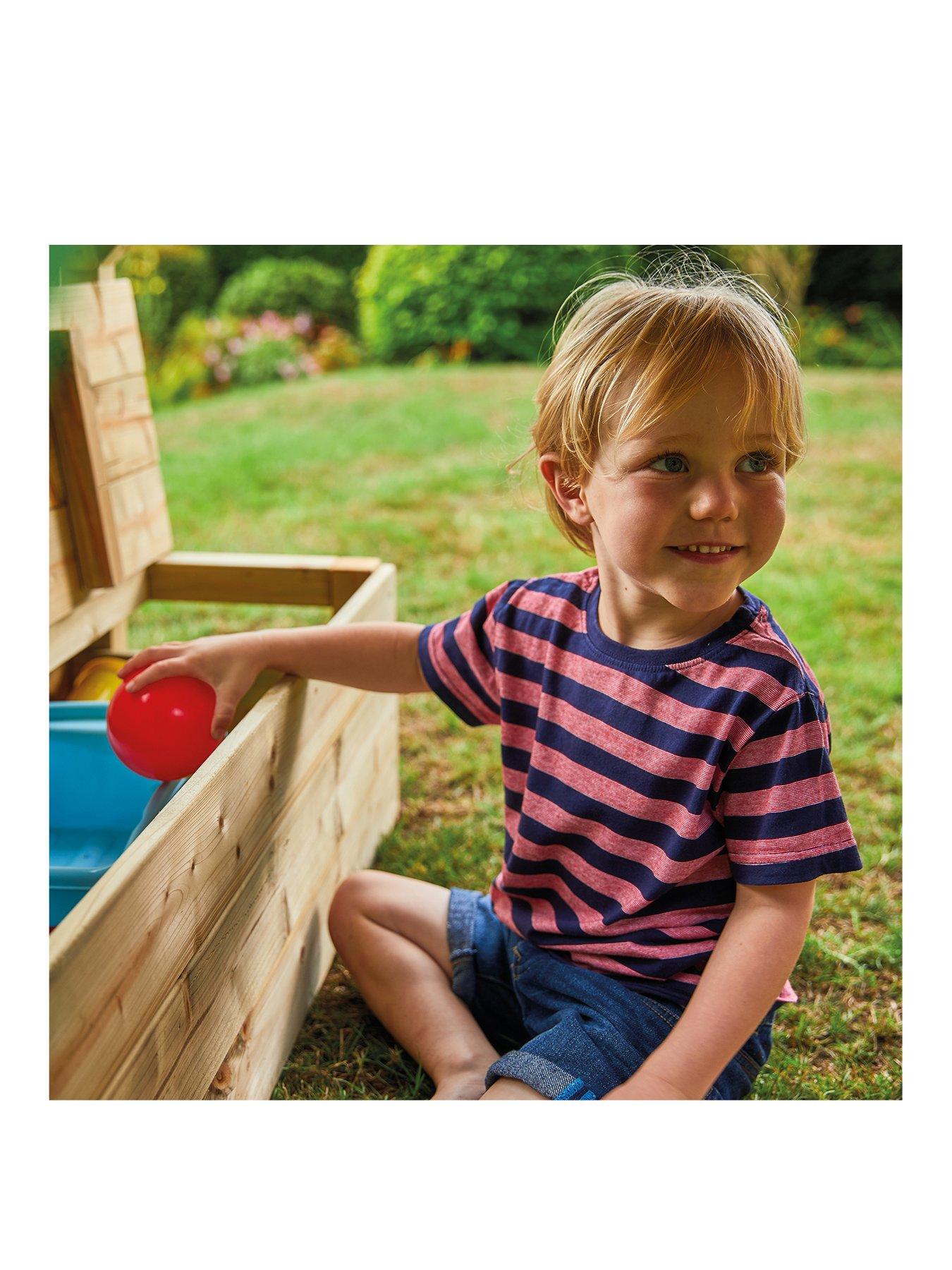 Image 2 of 7 of TP Tree Tops Wooden Playhouse with Slide