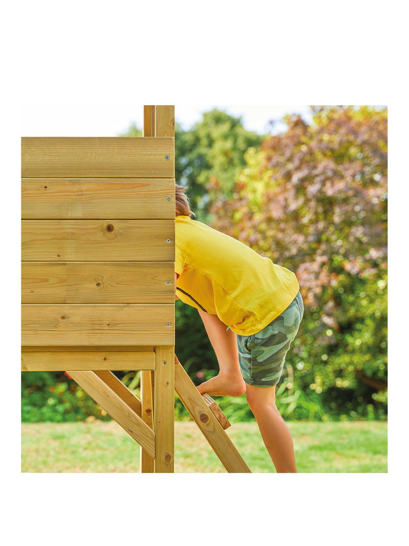 Tp treetops cheap wooden tower playhouse