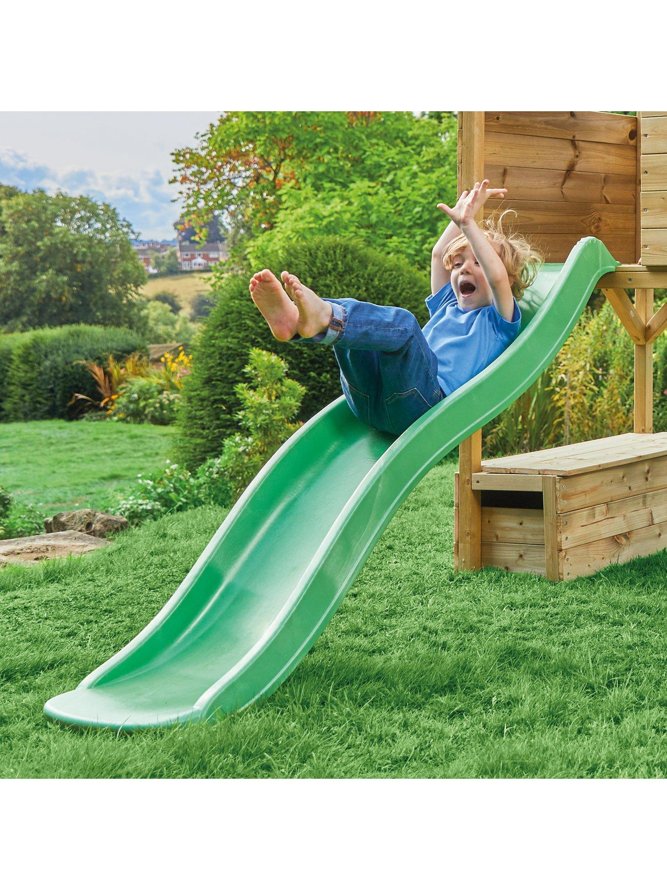 Image 4 of 7 of TP Tree Tops Wooden Playhouse with Slide