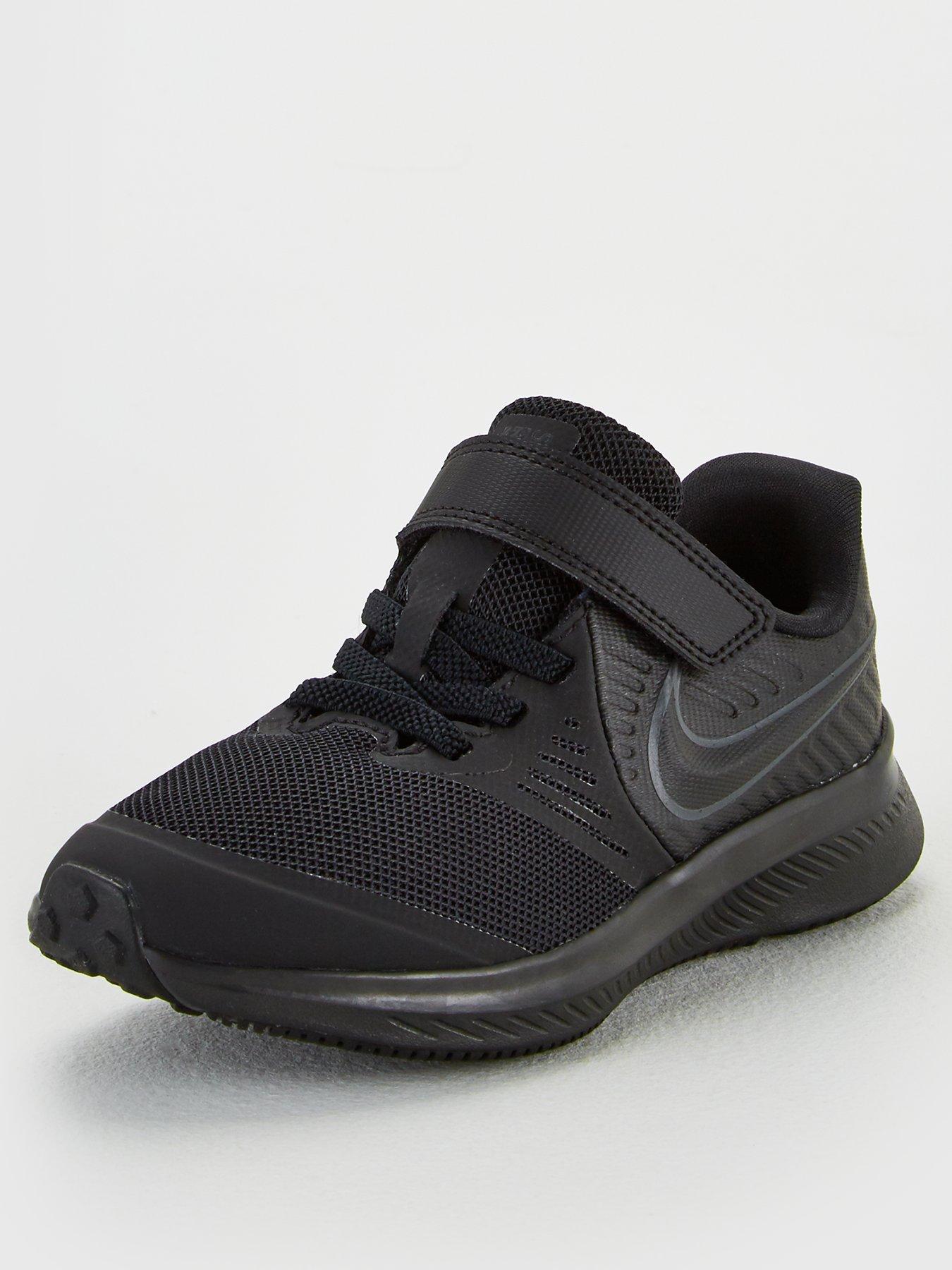 childrens black trainers