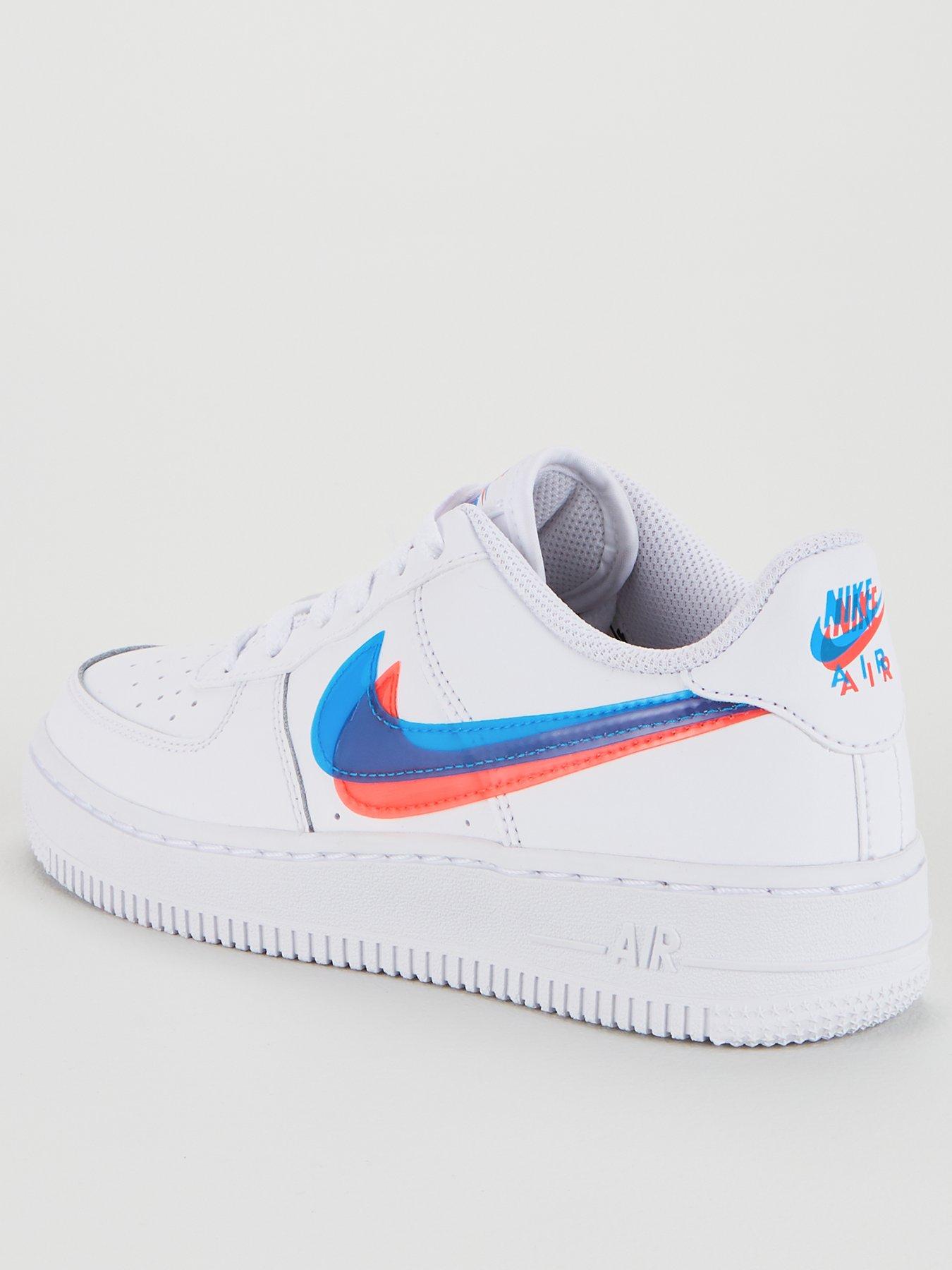 nike air force 1 white blue tick