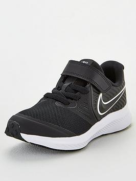 Nike Nike Childrens Star Runner 2 Trainers - Black/White Picture