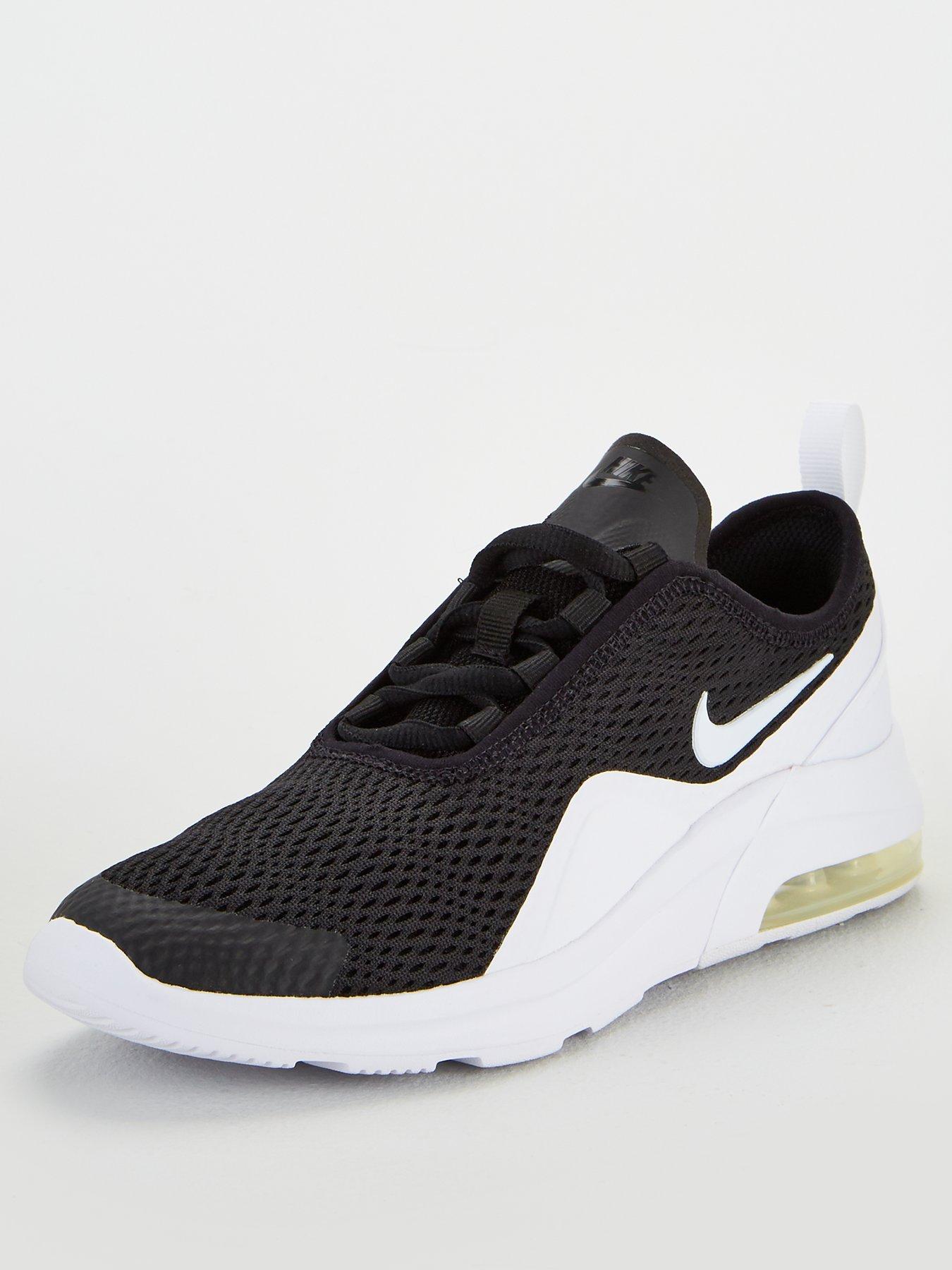 girls black and white nike trainers