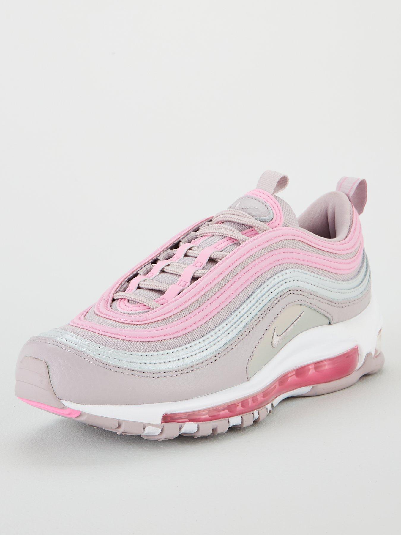 white pink air max 97