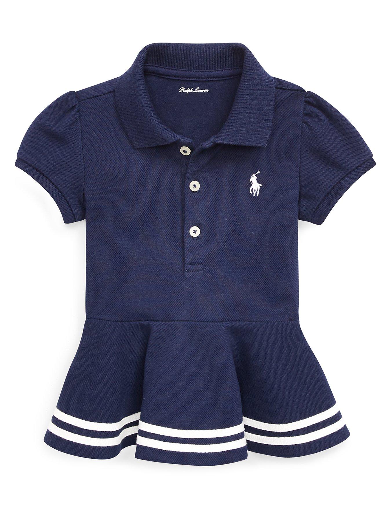 Polo Classic Shirt Girls Peplum Navy Baby TJcFKl1