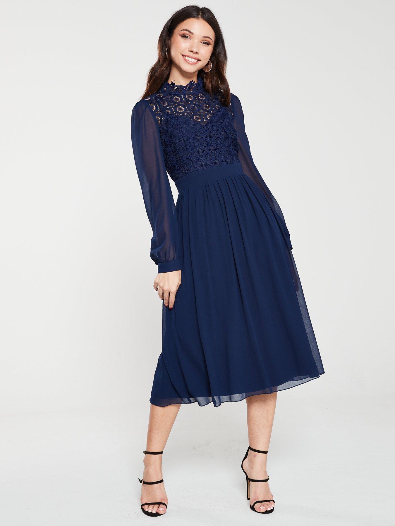 littlewoods navy dress