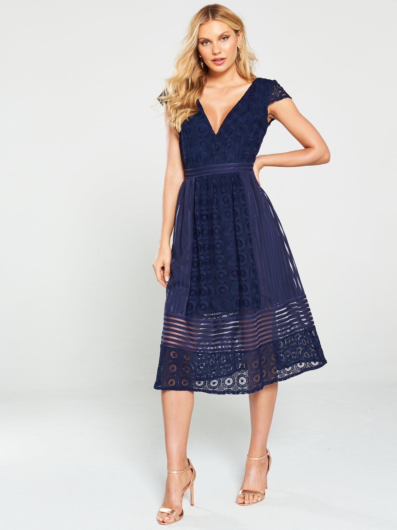 littlewoods navy dress