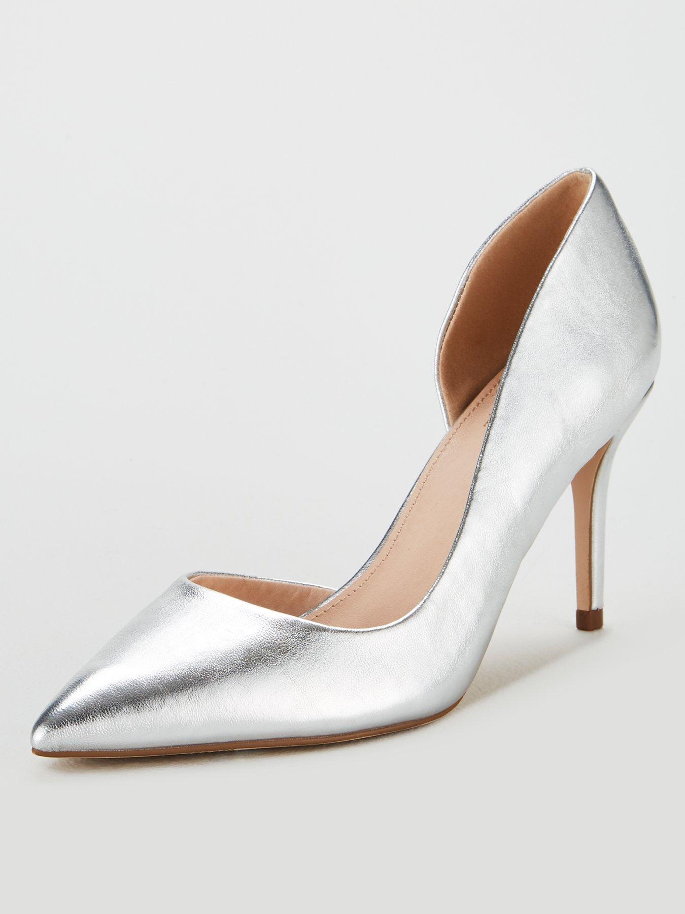 silver dress shoes size 11 wide