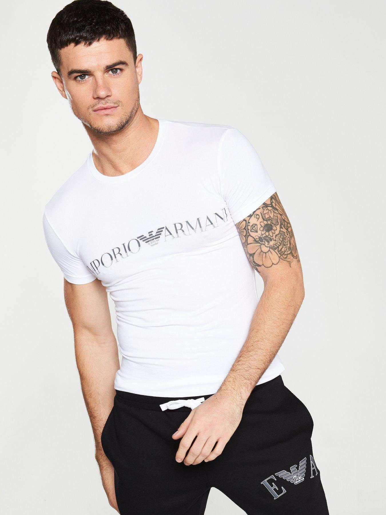 armani white tee