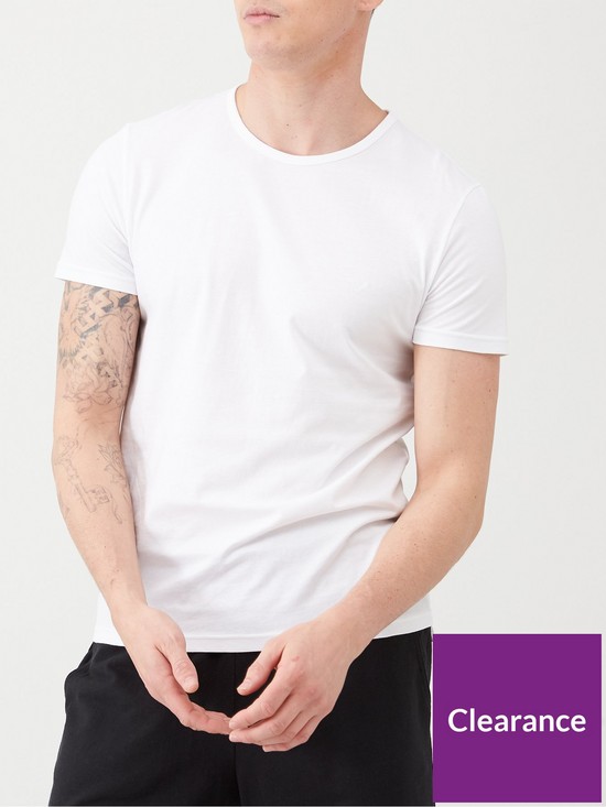 stillFront image of emporio-armani-bodywear-two-pack-bodywear-t-shirt-white