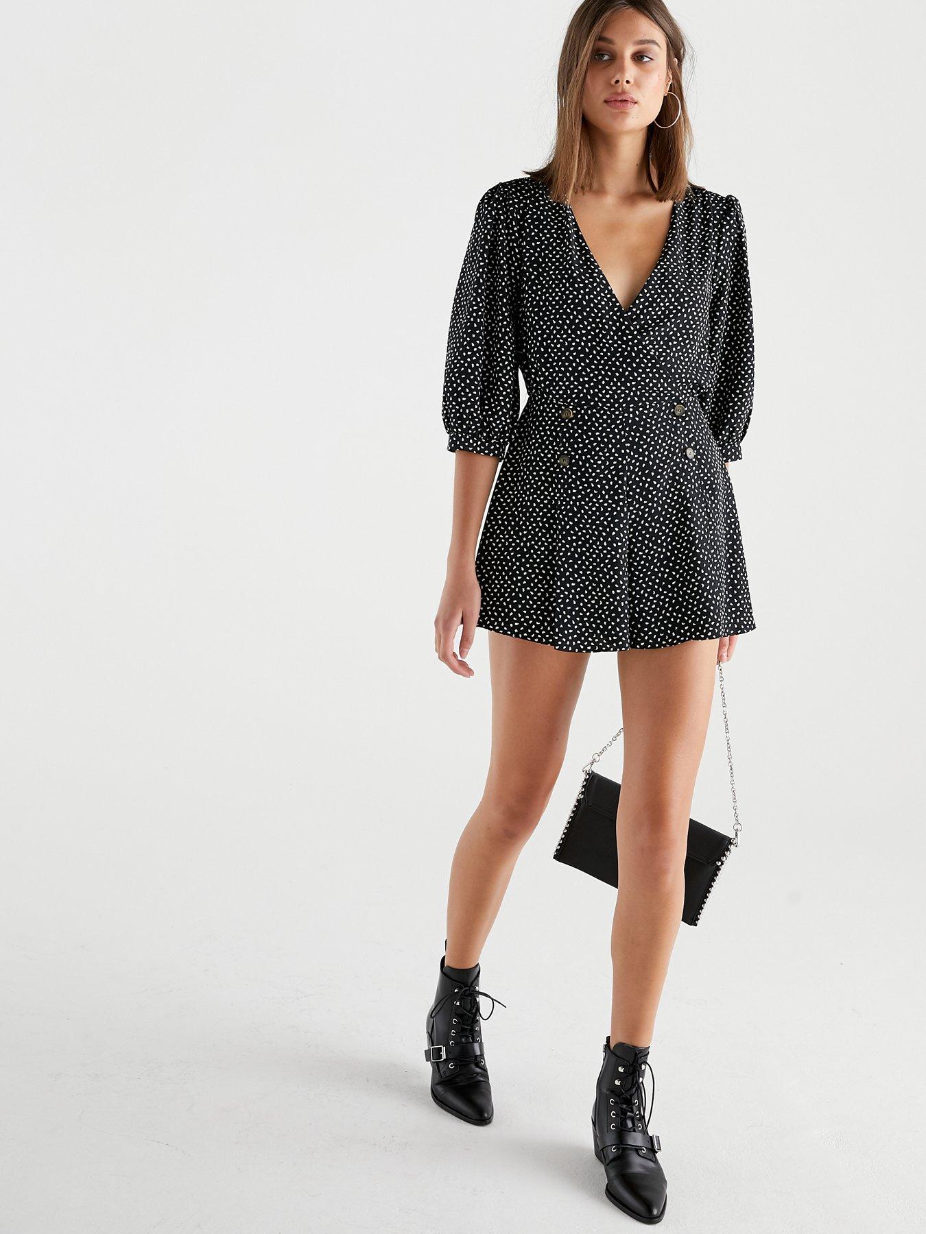 double breasted playsuit