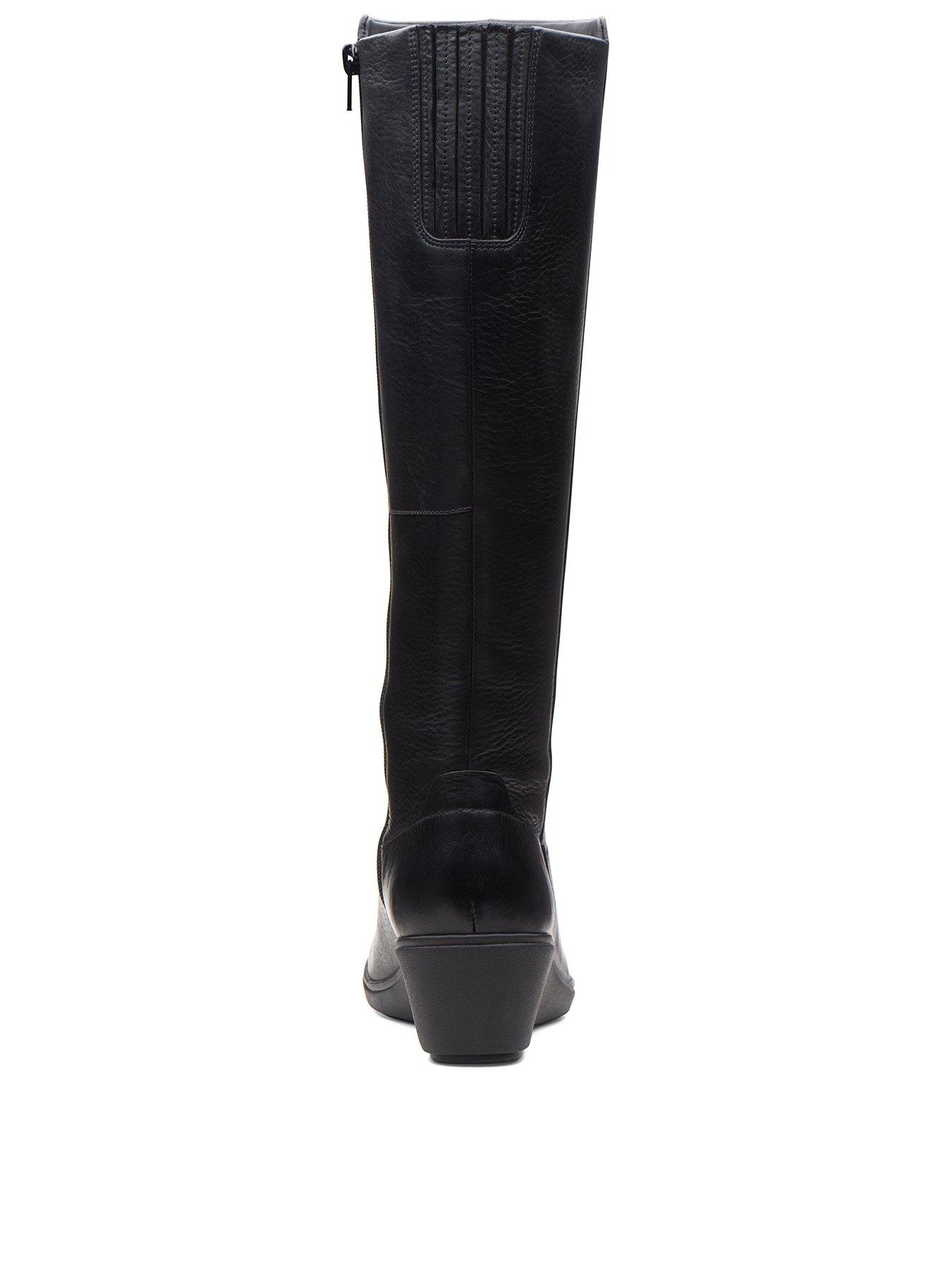 clarks un tallara esa wedge boot