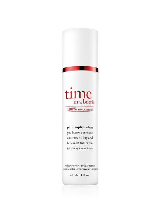 front image of philosophy-time-in-a-bottle-daily-age-defying-face-serum-40ml