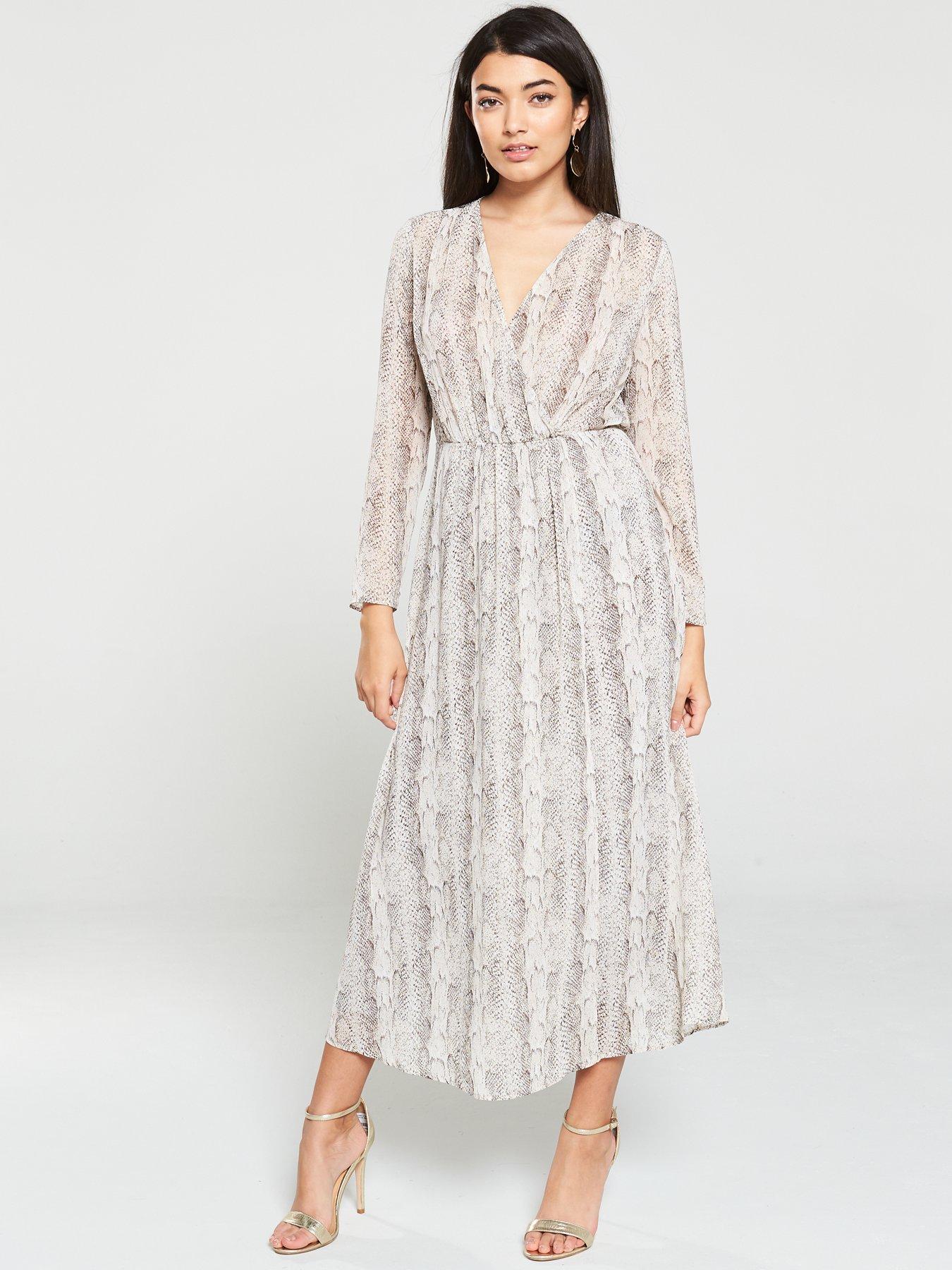 mango snake print dress