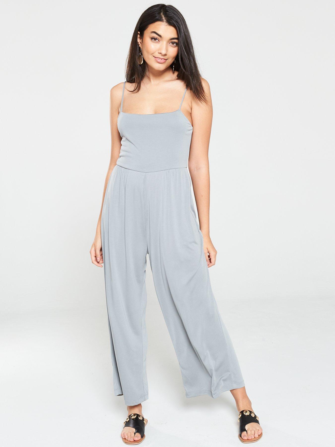 mango grey jumpsuit