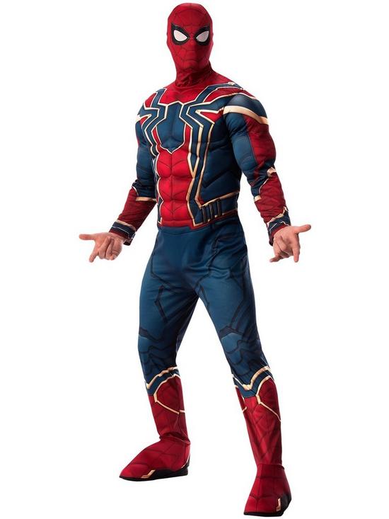 front image of disney-avengers-4-deluxe-mens-iron-spider-costume