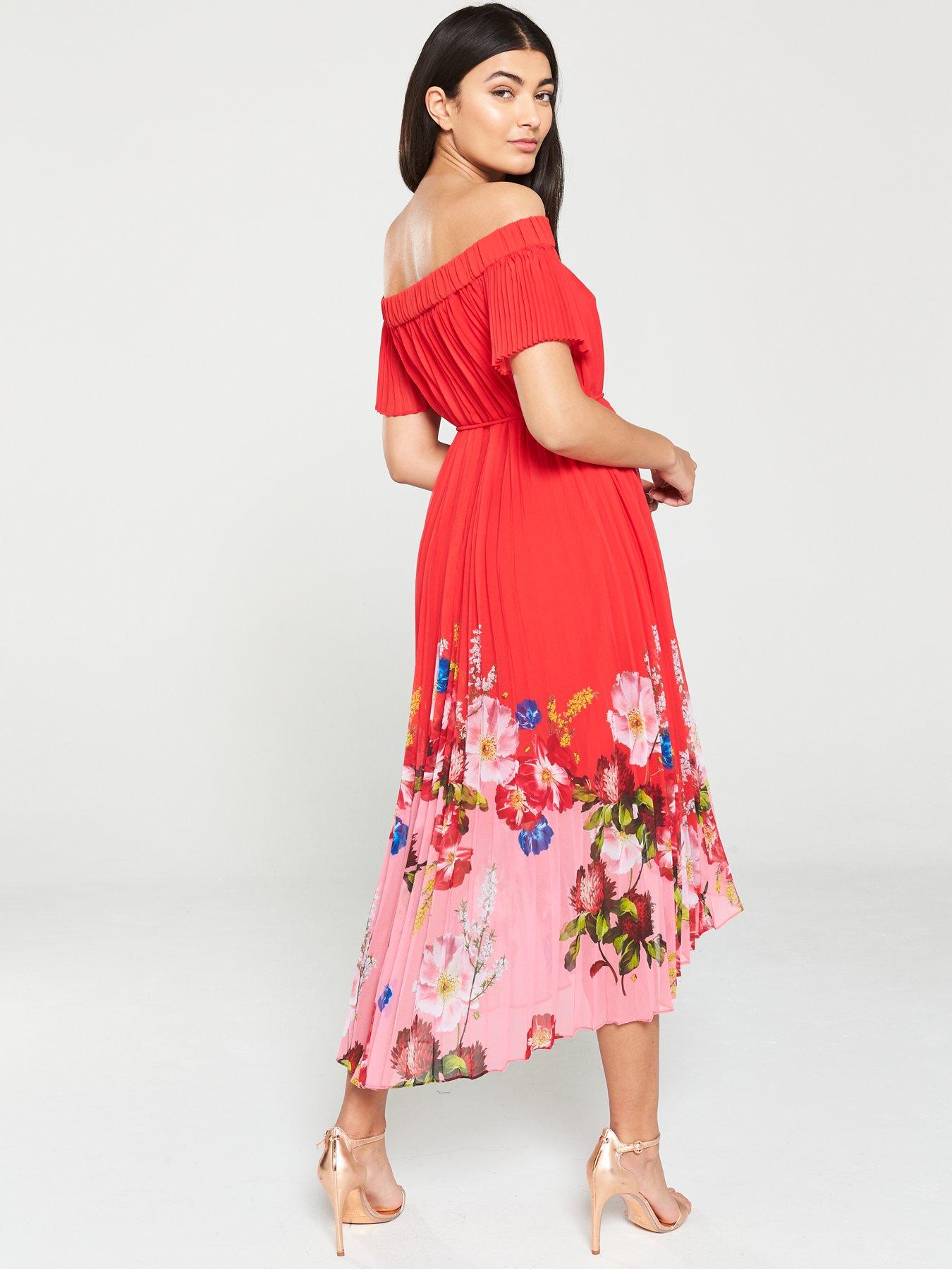 gillyy berry sundae bardot dress