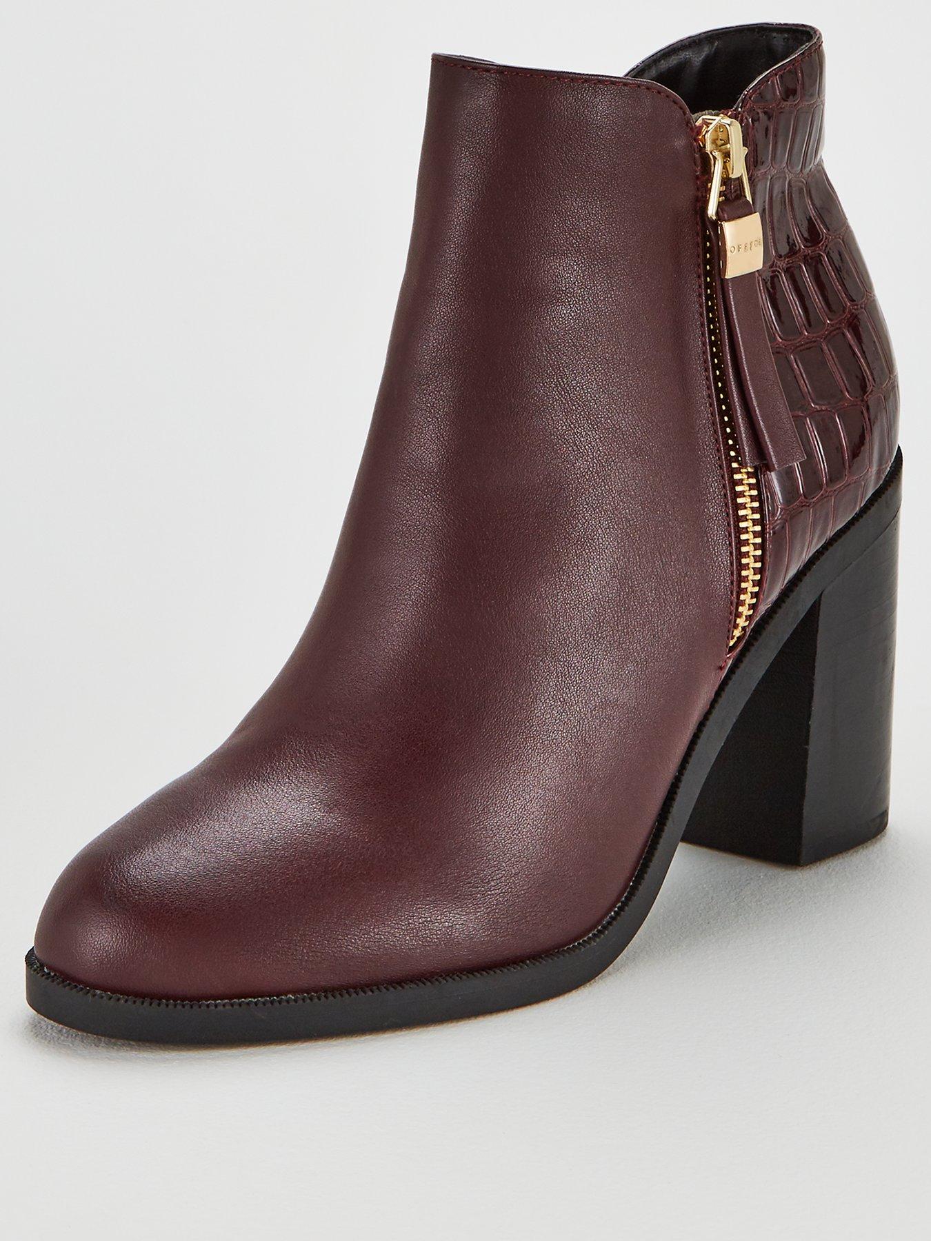 office block heel boots
