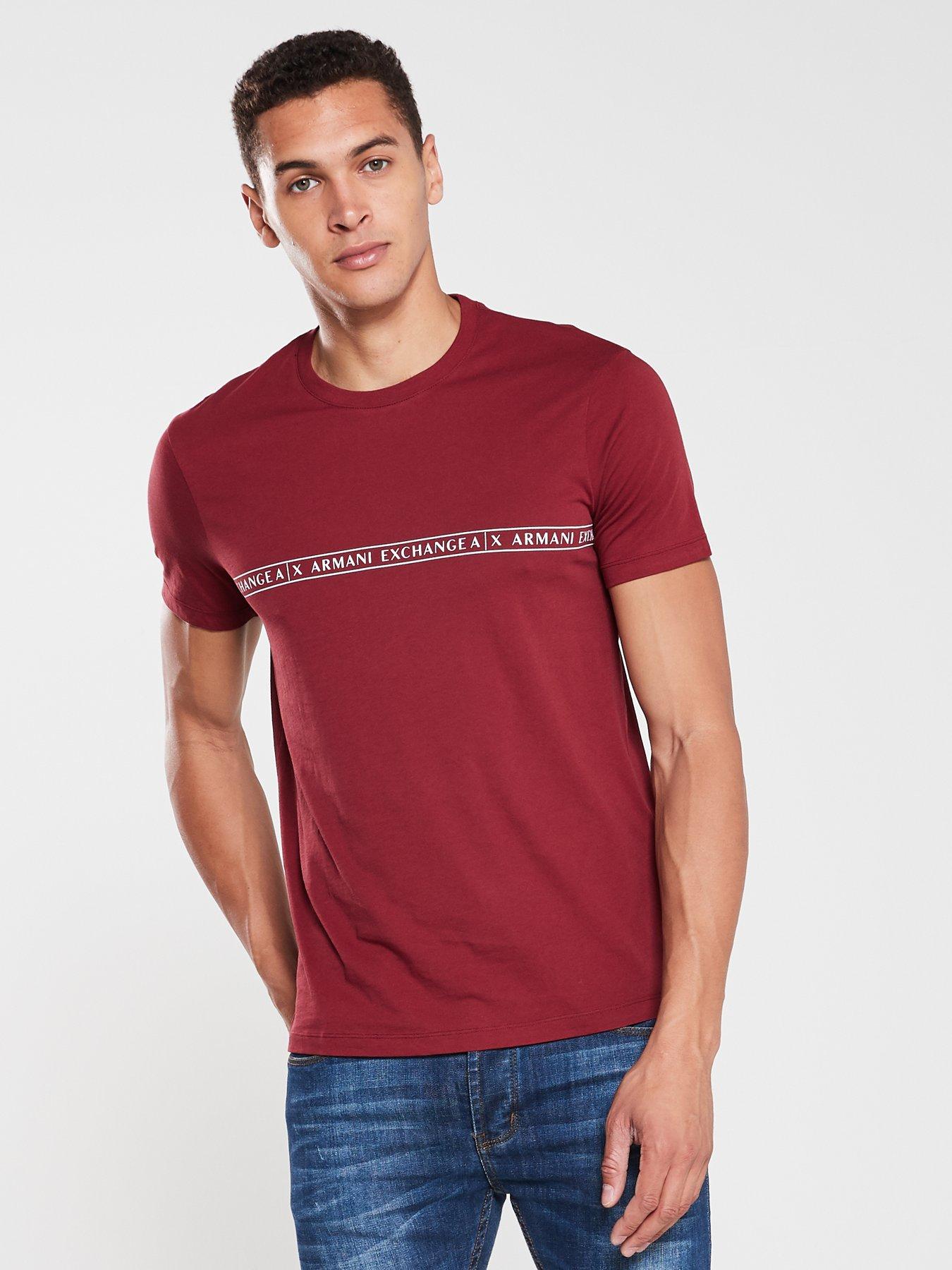 Armani Exchange Logo Hoop Print T-Shirt 
