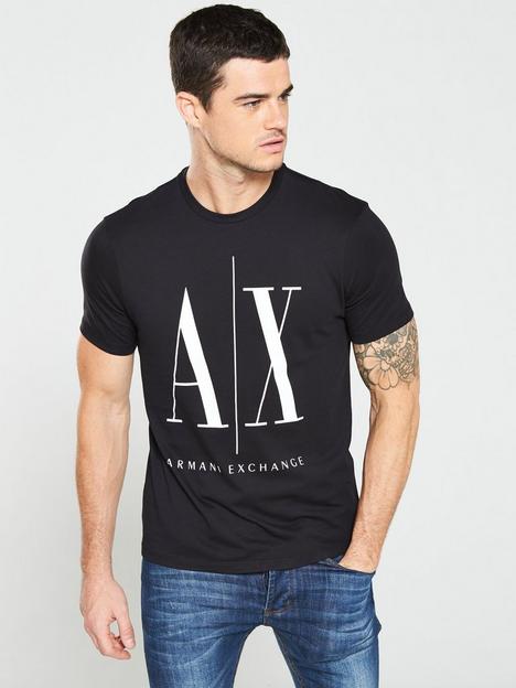 armani-exchange-ax-logo-print-t-shirt-black