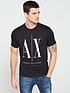  image of armani-exchange-ax-logo-print-t-shirt-black