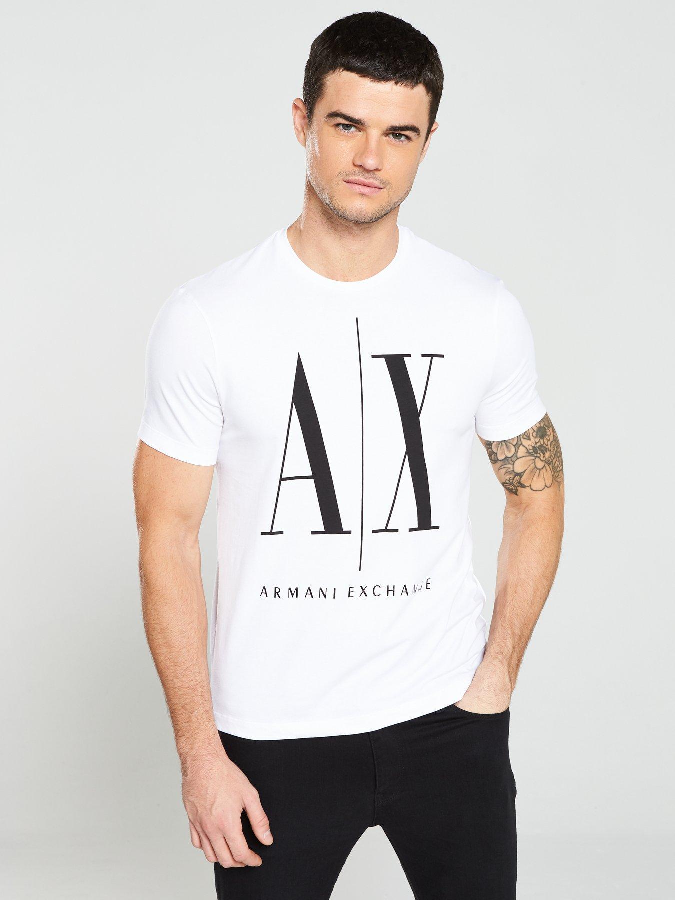 Armani Exchange AX Logo T-Shirt - White 