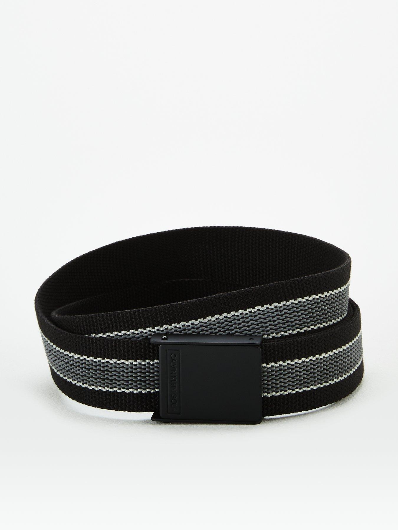 calvin klein webbing belt