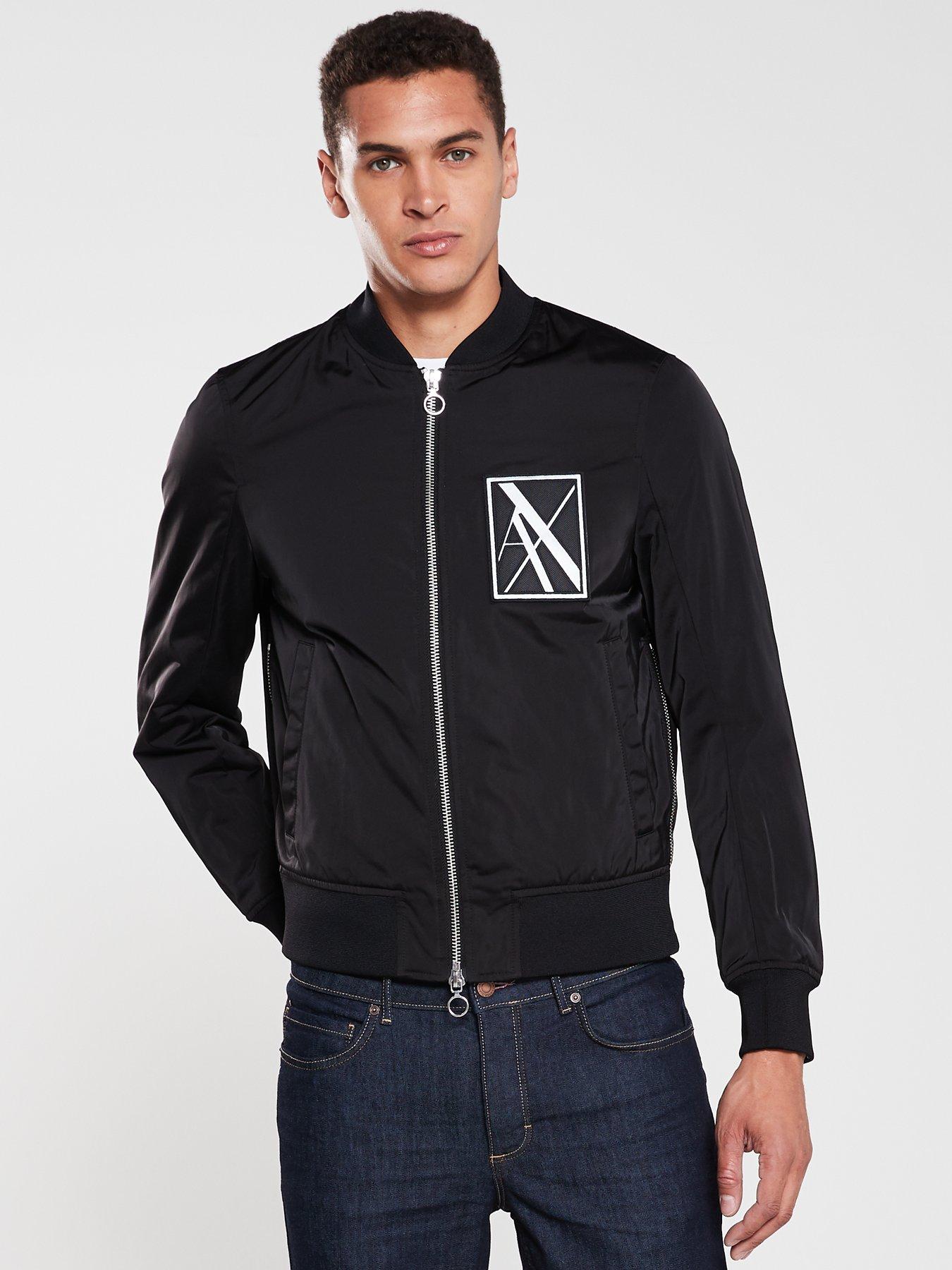 armani exchange reflective hoodie