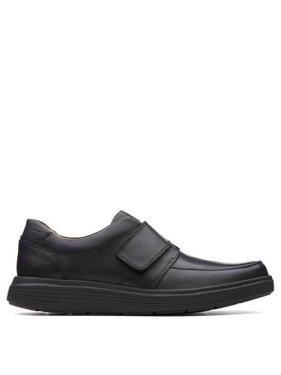 front image of clarks-unnbspabode-strap-shoes-black