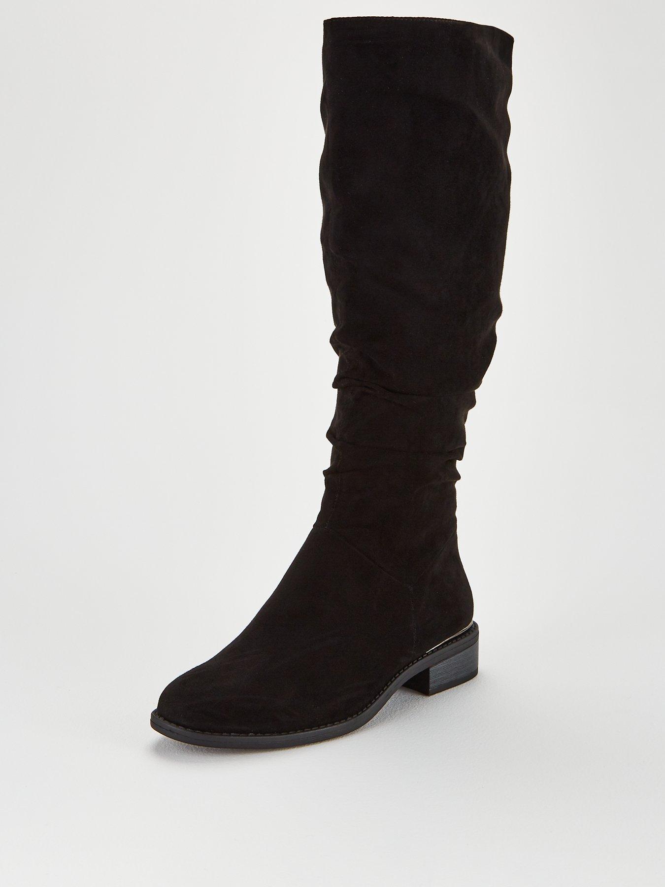 black slouch booties