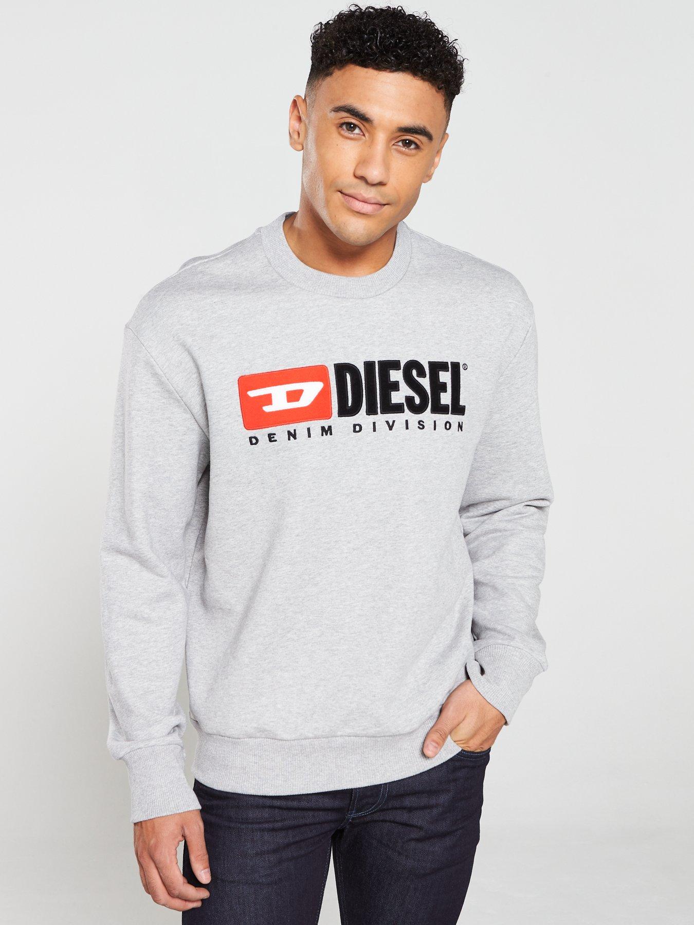 grey diesel sweatshirt
