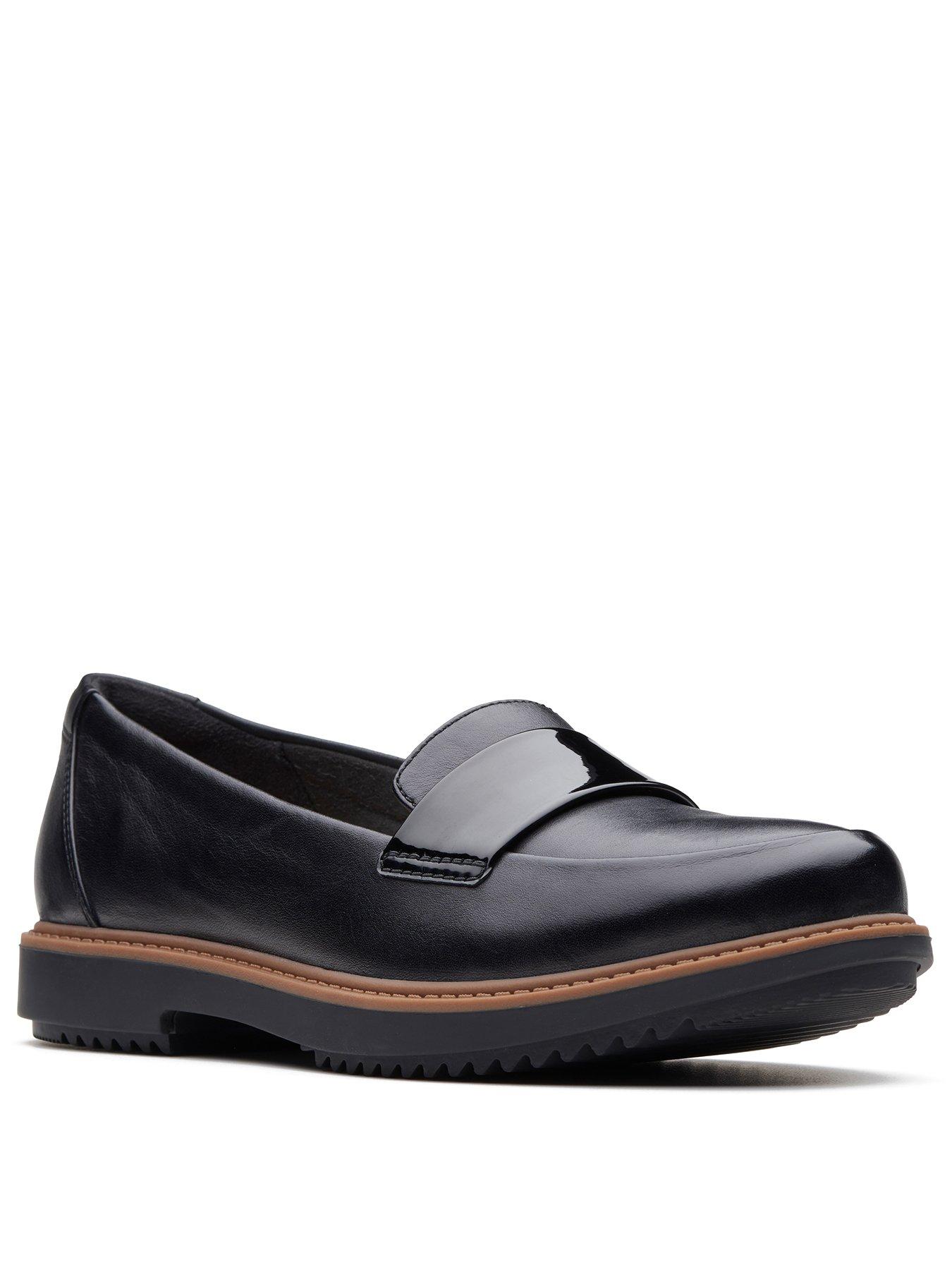 clarks wide fit loafers